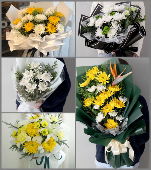 新疆伊犁州伊宁县吐鲁番于孜乡白事花束代送